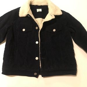 Gap sherpa lined jacket
